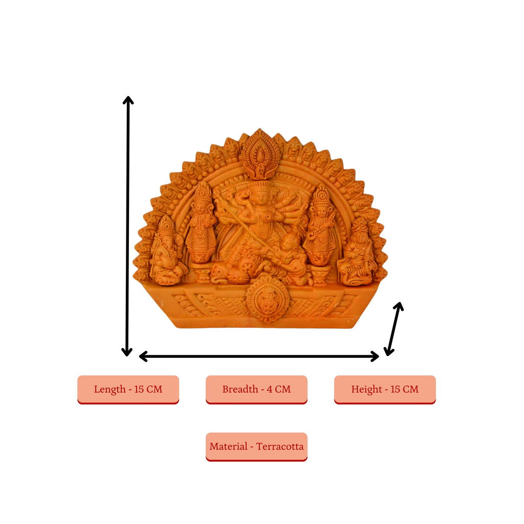 Sowpeace Handmade Terracotta Durga - Distacart