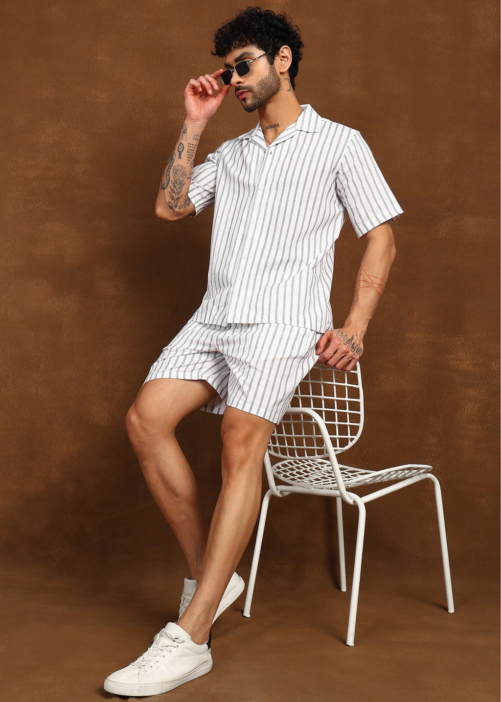 Fabmade Driftline Linen Co-Ord Set