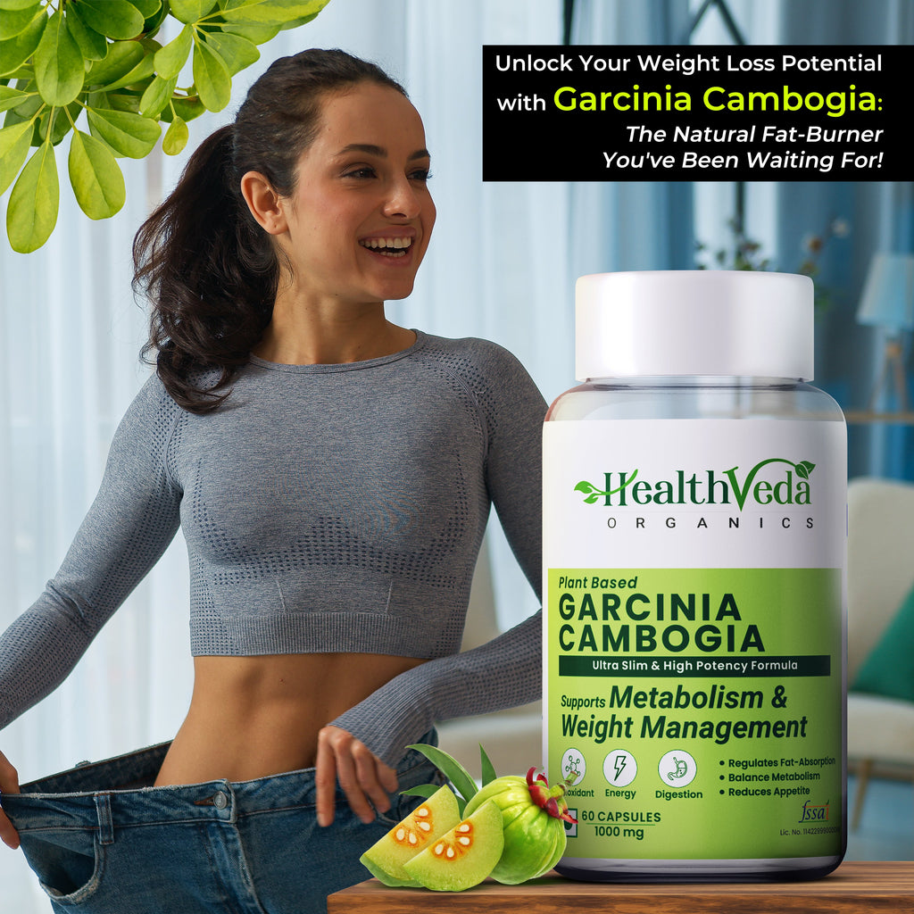 Health Veda Organics Plant Based Garcinia Capsules - Distacart