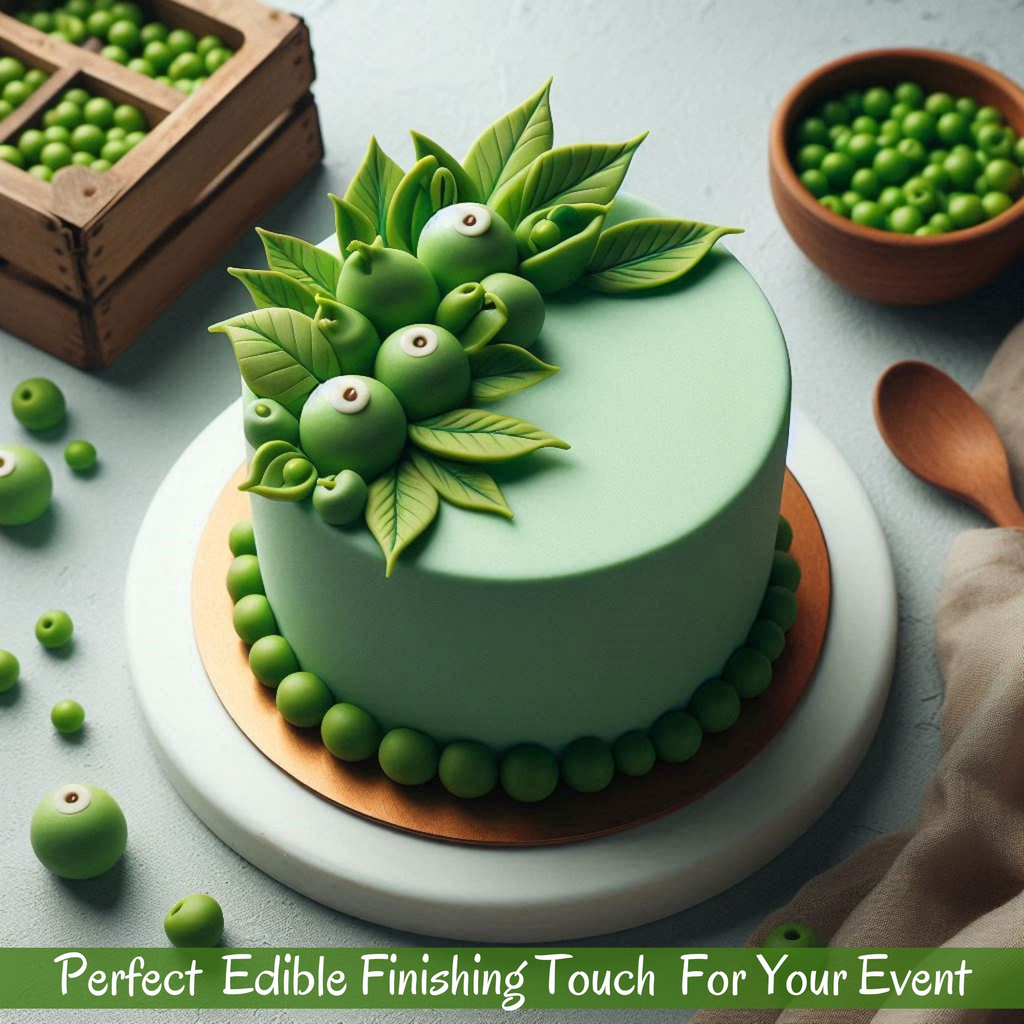 confect pea green sugarpaste br b 250 gms b