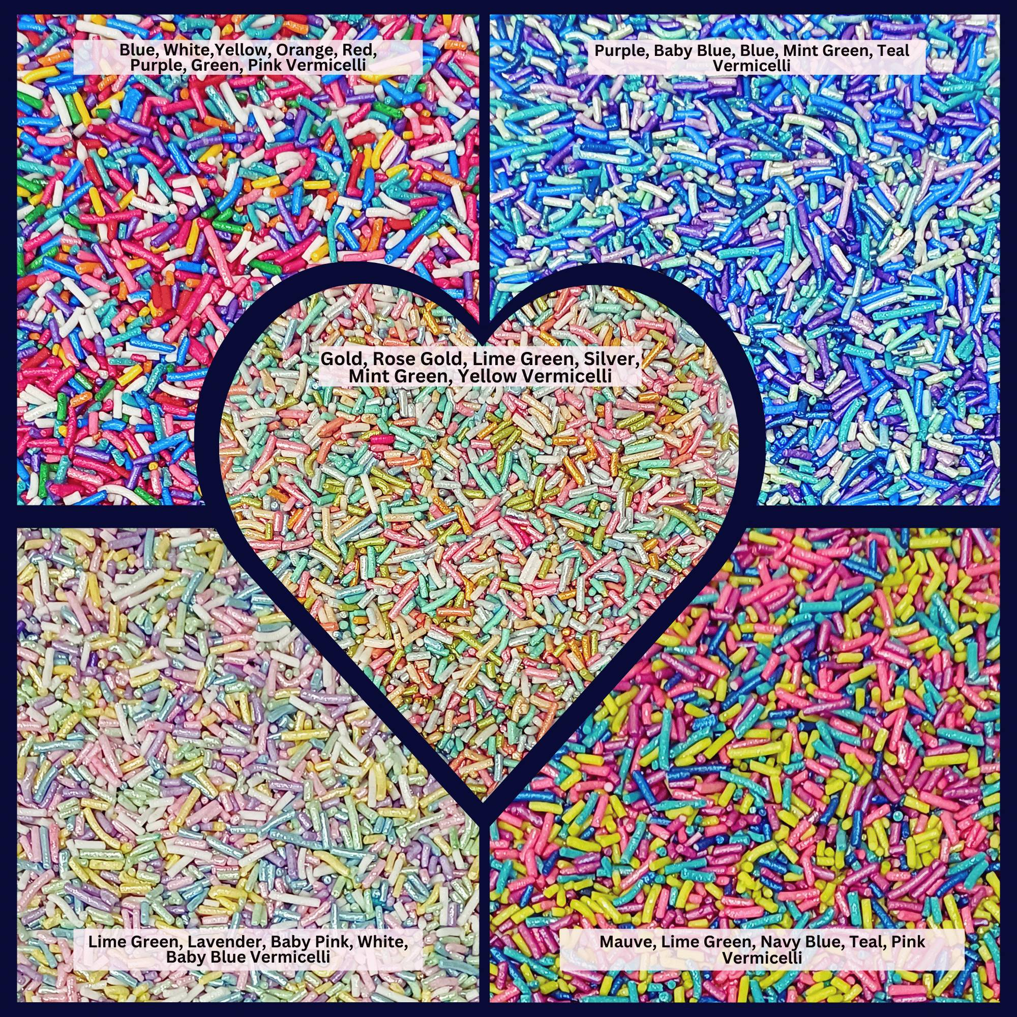 confect rainbow magic sprinkles mix colourful celebration sprinkles for cake decor 140 gms rainbow sprinkles 01