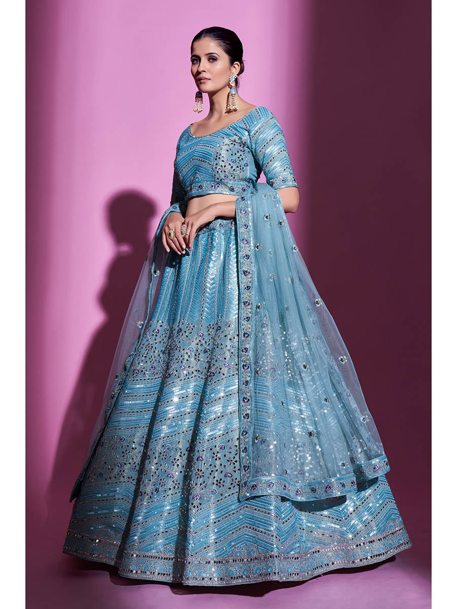Myra Firozi Gota Silk Embroidered Designer Lehenga Choli