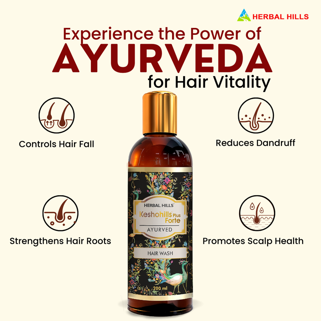 Herbal Hills Keshohills Plus Forte Hair Wash