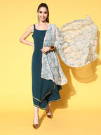 Ahalyaa Women Gotta Patti Kurta with Palazzos & With Dupatta