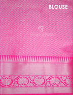 Shades of Cream Colour Floral Design Banaras Semi Silk Saree By Gayathri Reddy Designer Studio