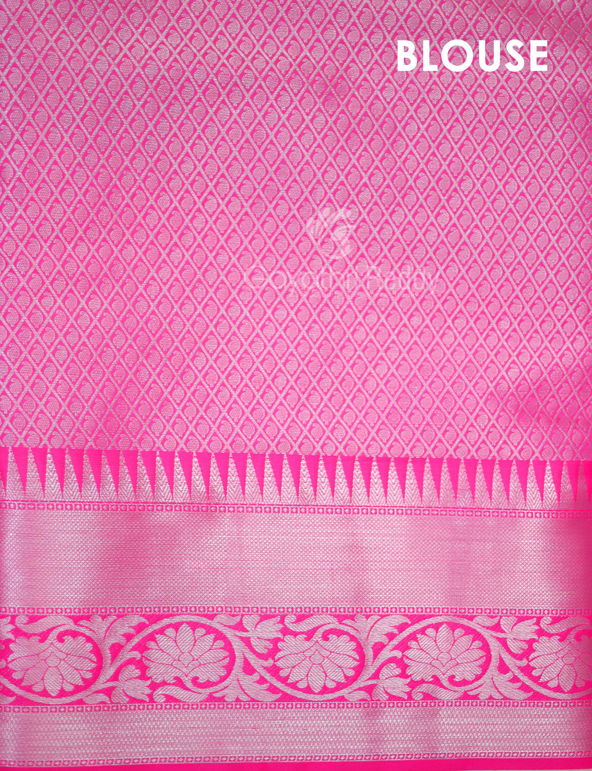 Shades of Cream Colour Floral Design Banaras Semi Silk Saree By Gayathri Reddy Designer Studio