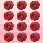 sugar roses for cake cupcake decoration magenta 120 gms