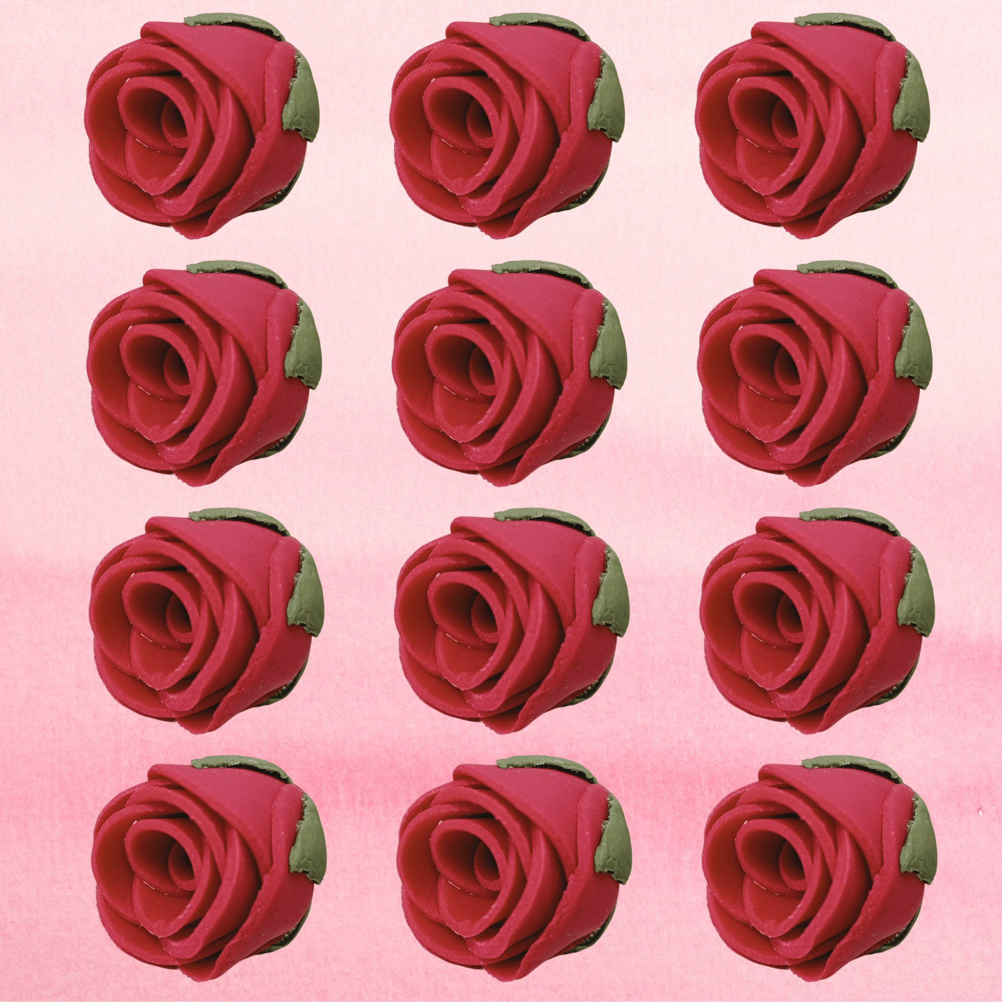 sugar roses for cake cupcake decoration magenta 120 gms
