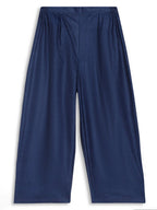Ahalyaa Girls Navy Blue Velvet Angrakha Gotta Patti Kids Kurta with Palazzos - Distacart