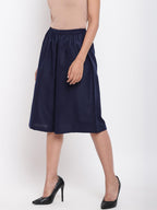 trueBrowns Linen Cotton Blue Pant