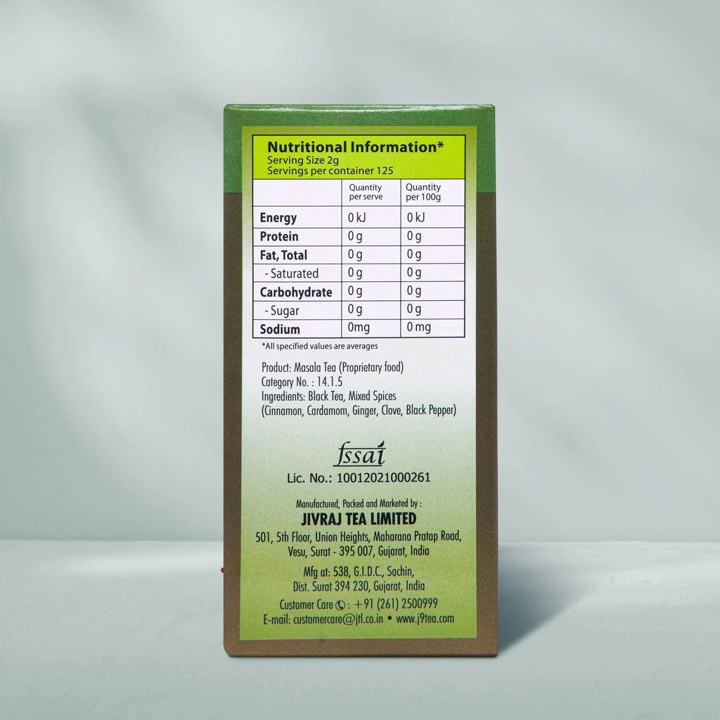 jivraj9 Tea Masala Tea Box Pack - Distacart