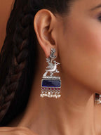trueBrowns Silver Tone Bird Earrings - Distacart