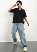 Fabmade 3 Pocket Black Shirt