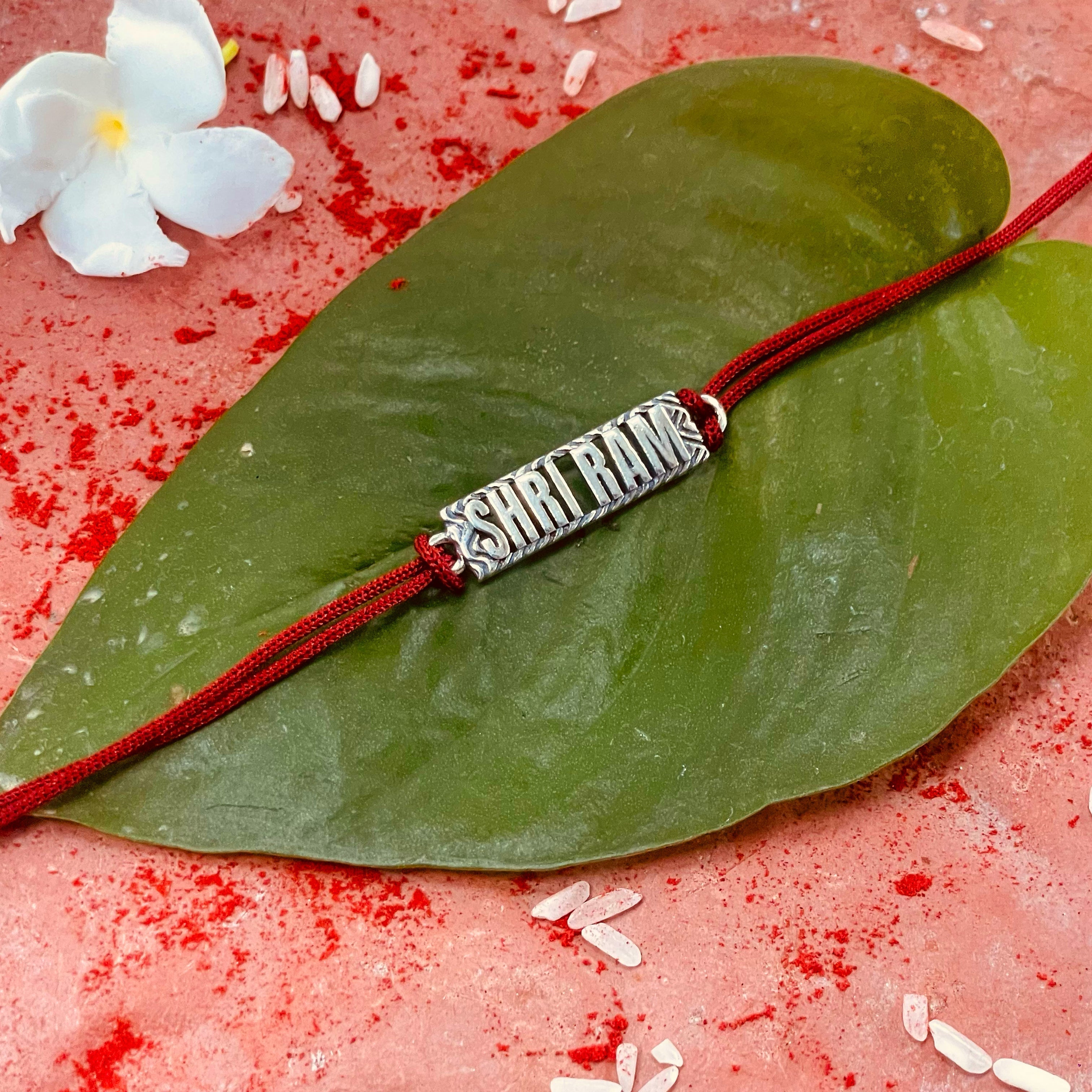 trueBrowns 925 Sterling Silver Shri Ram Thread Rakhi - Distacart