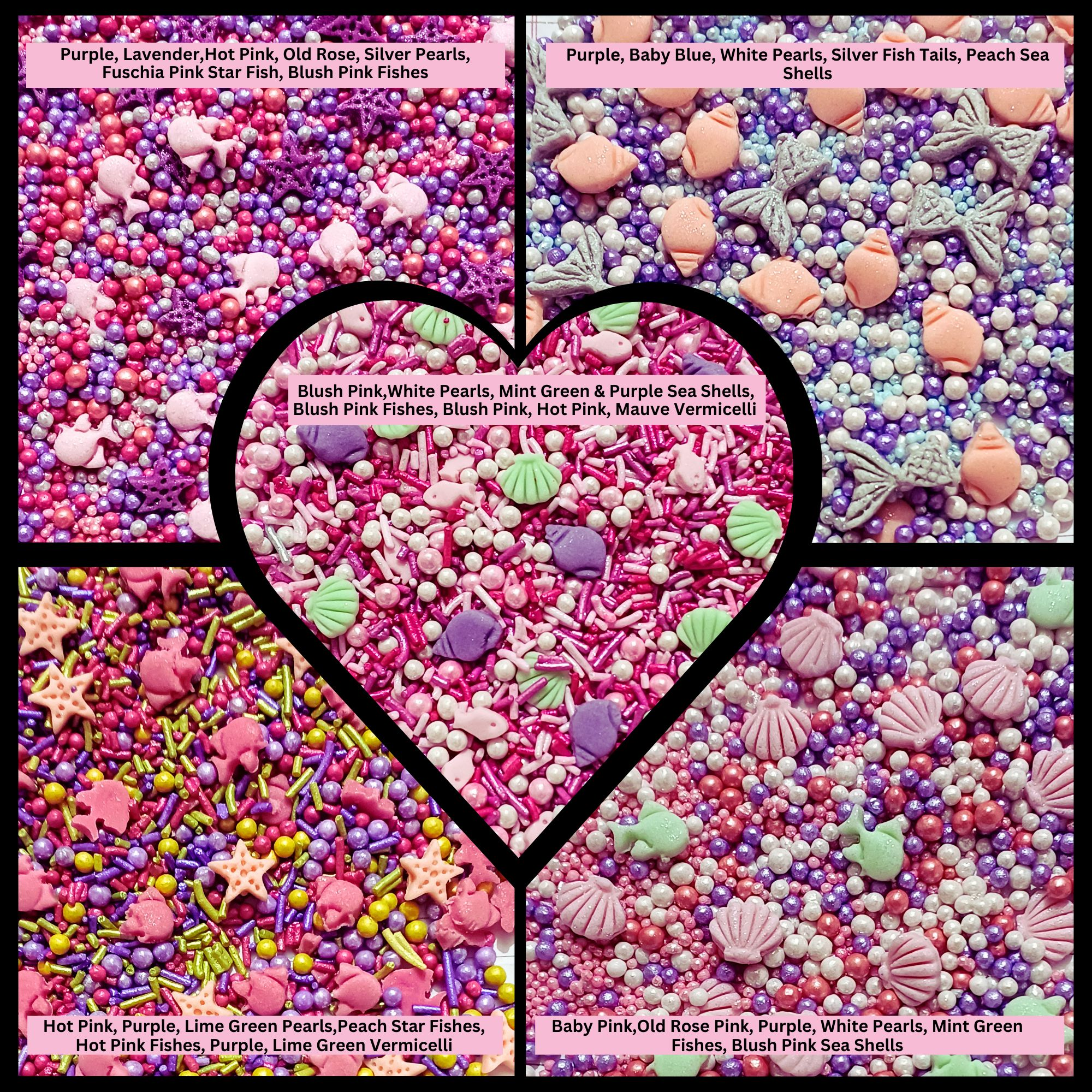 under the sea sprinkles for decorations 09 100 gm