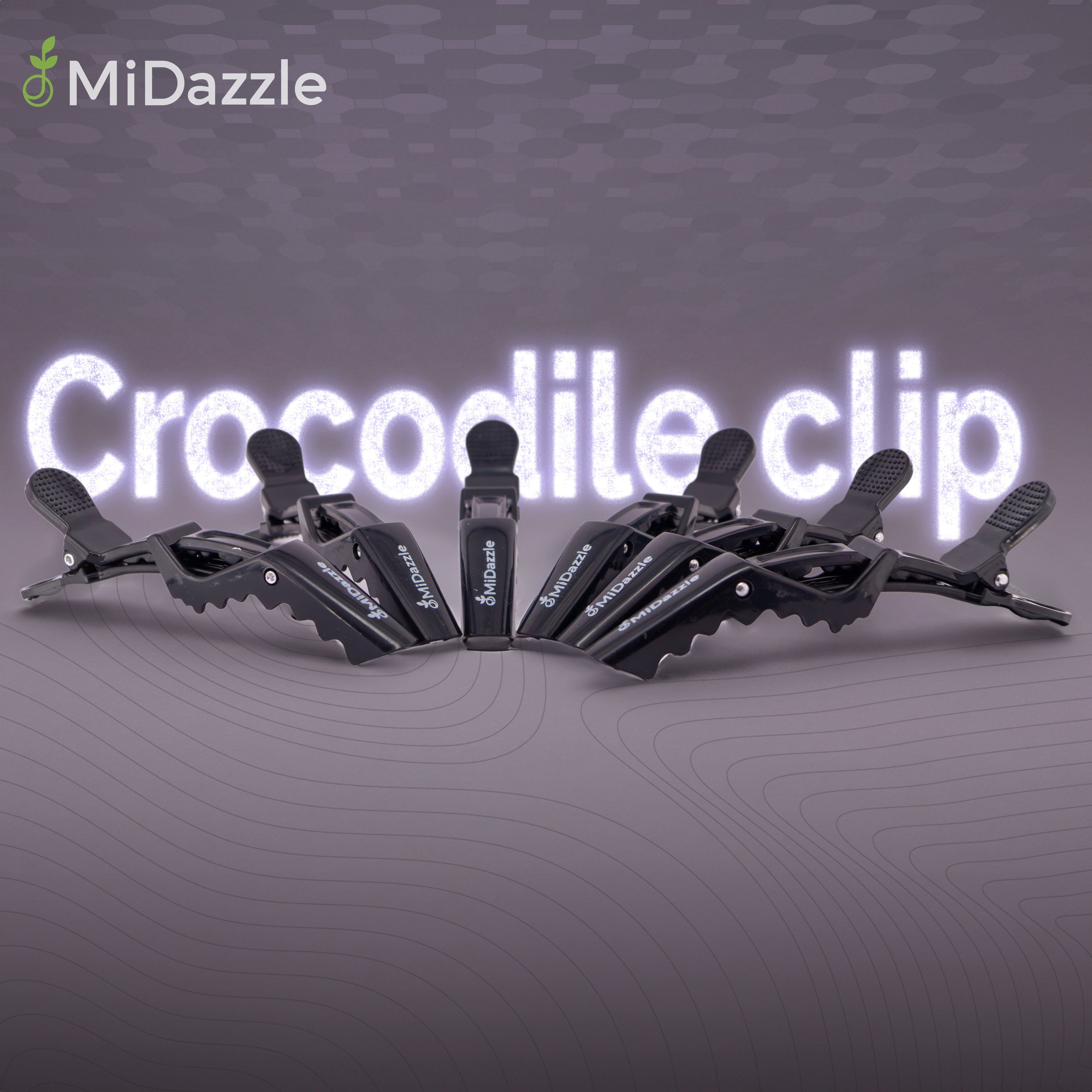 MiDazzle Section Hair Clips Pack Of 6 MIHA6302 - Distacart