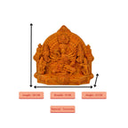 Sowpeace Premium Large Terracotta Durga Tabletop Decor - Distacart