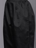 Ahalyaa Unstitched Black Dress Material - Distacart