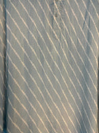 trueBrowns Blue Leheriya Men's Kurta