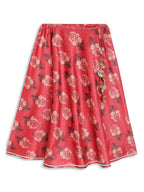 Ahalyaa Girls Floral Printed Velvet Ready to Wear Kids Lehenga Choli - Distacart
