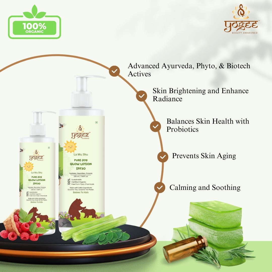 Yogez La Mu Shu Pure Joy Glow Lotion SPF30