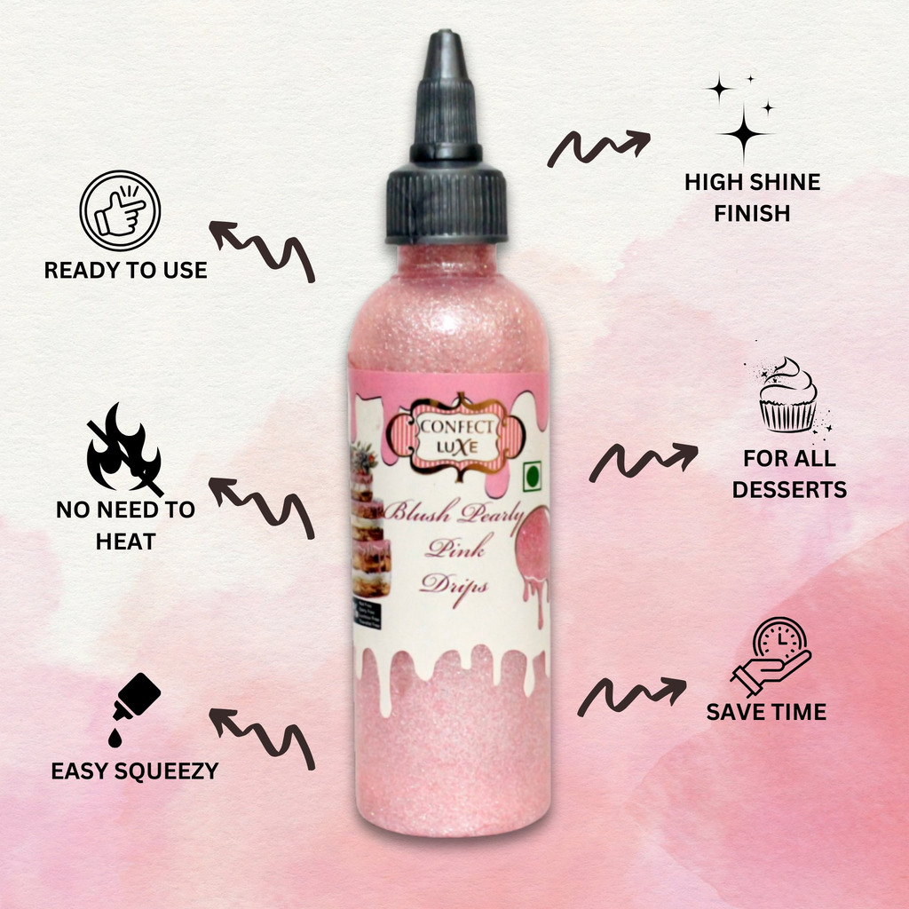 confect blush pearly pink drips br b 110 gms b