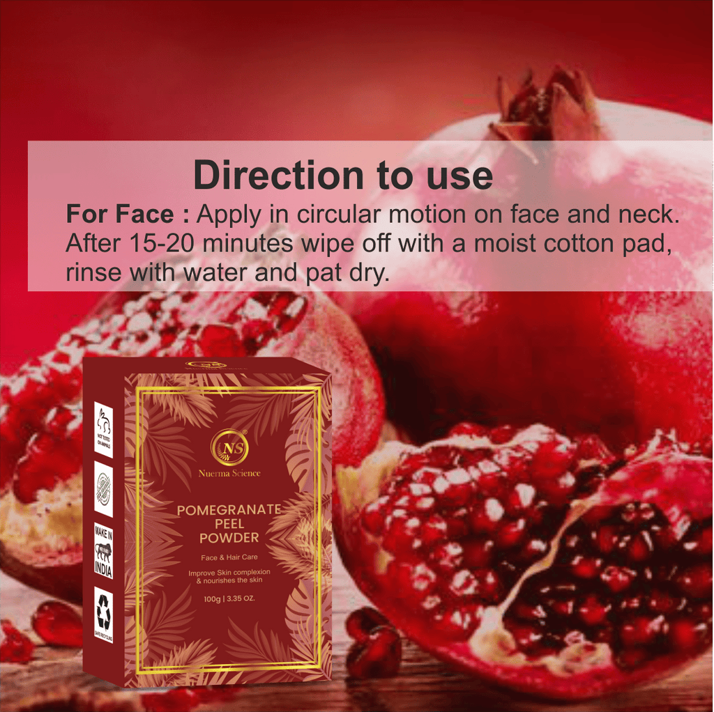 Nuerma Science Pomegranate Peel Organic Powder For Skin & Hair