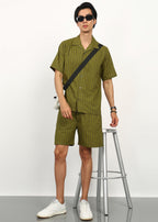 Fabmade Olive Breeze Co-Ord Set