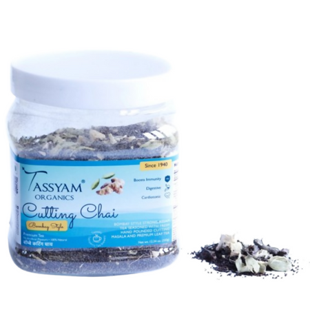 Tassyam Organics Strong Bombay Cutting Tea | Chai - Jar