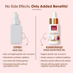 TAC - The Ayurveda Co. 100% Pure Kumkumadi Gold Glow Face Oil For Glowing, Youthful & Radiant Skin