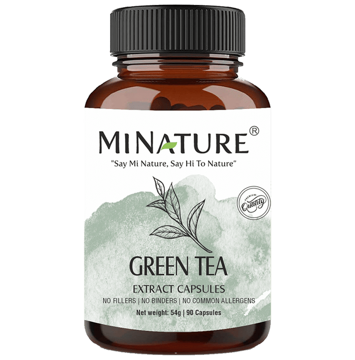 Minature Green Tea Extract Capsules