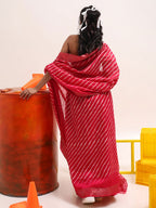 Tikhi Imli Leheriya Jute Silk Ready to Wear Saree