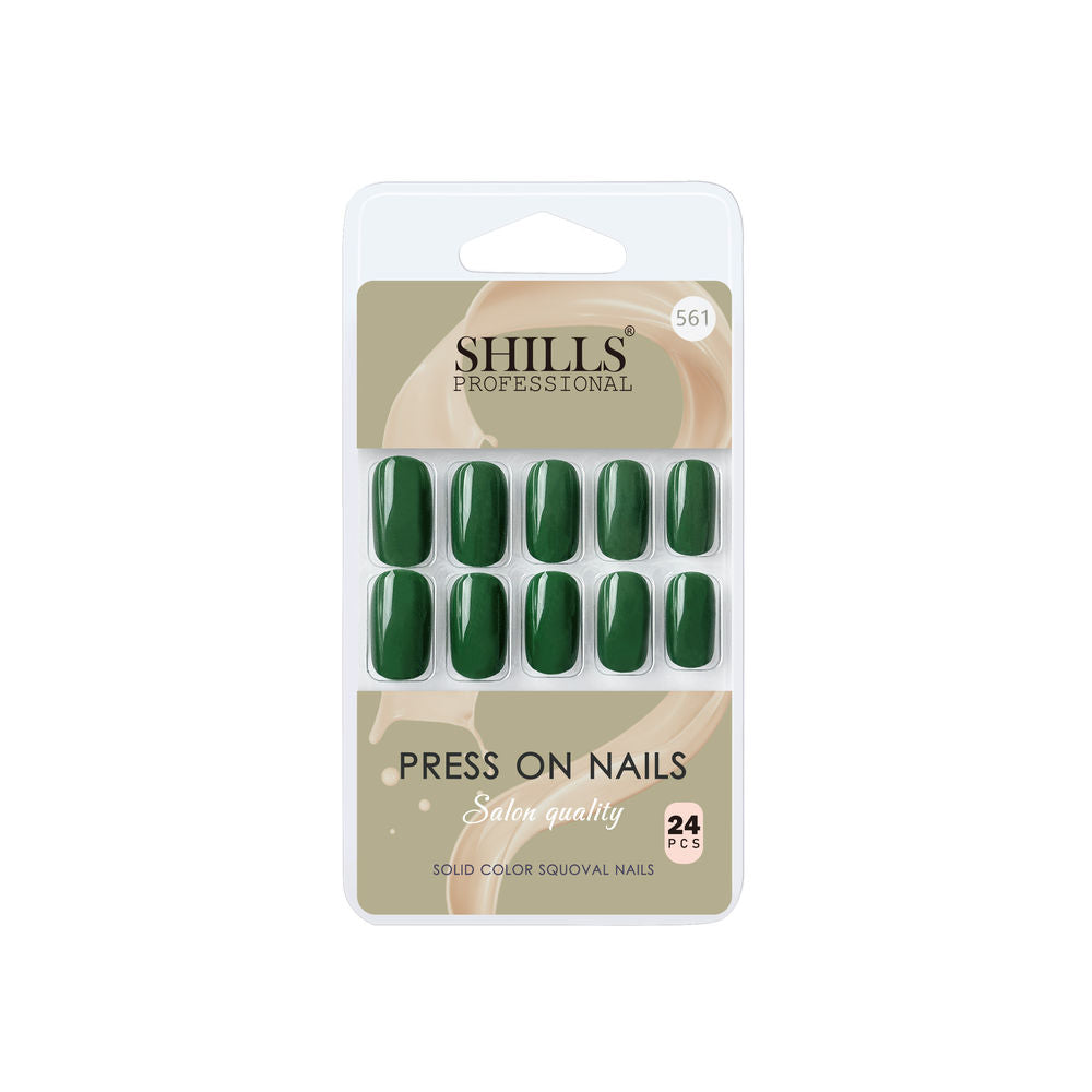 shills professional reusable press on nails square spn561