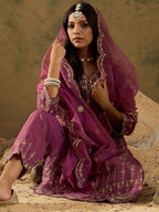 Indo Era Women Floral Embroidered Regular Kurta with Trousers & With Dupatta - Distacart