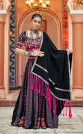AI Fashion Multi Color Viscose Rayon Designer Navratri Lehenga Choli Collection
