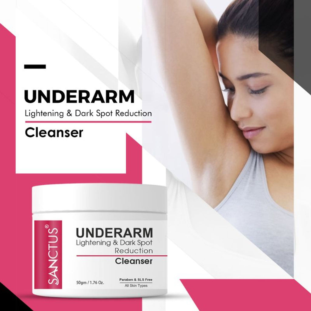SANCTUS Underarm Lightening & Dark Spot Reduction Cleanser - Distacart