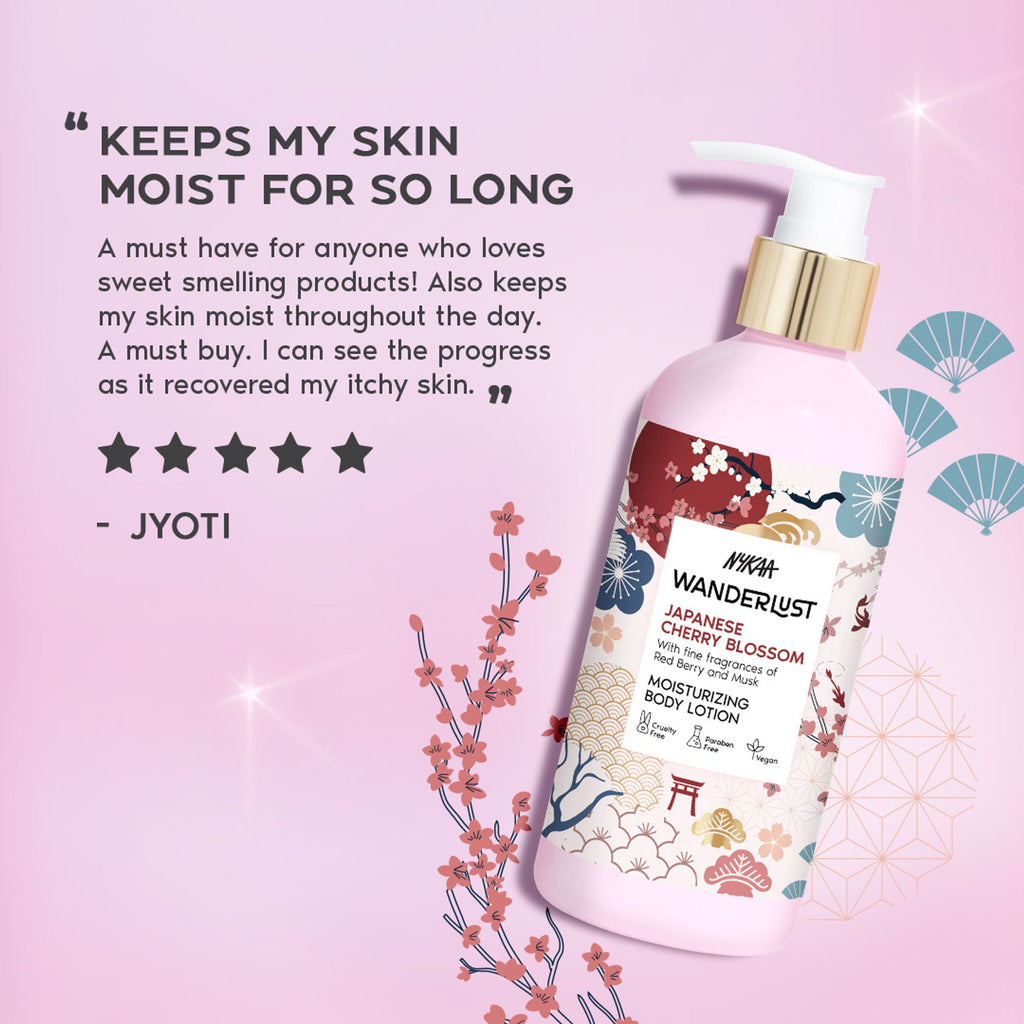 Wanderlust Moisturizing Body Lotion - Japanese Cherry Blossom