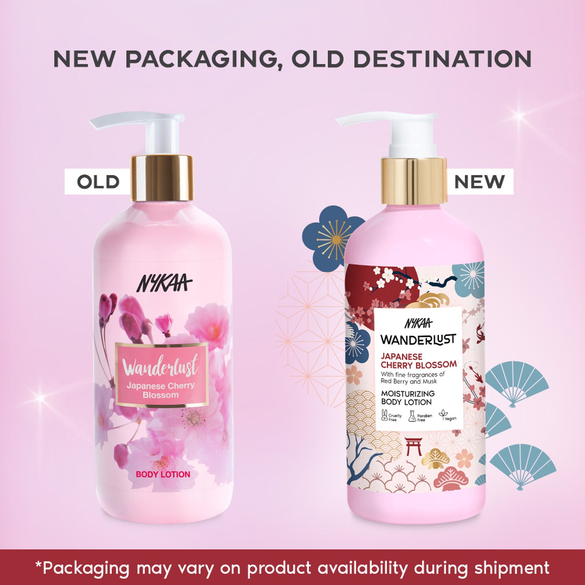 Wanderlust Moisturizing Body Lotion - Japanese Cherry Blossom