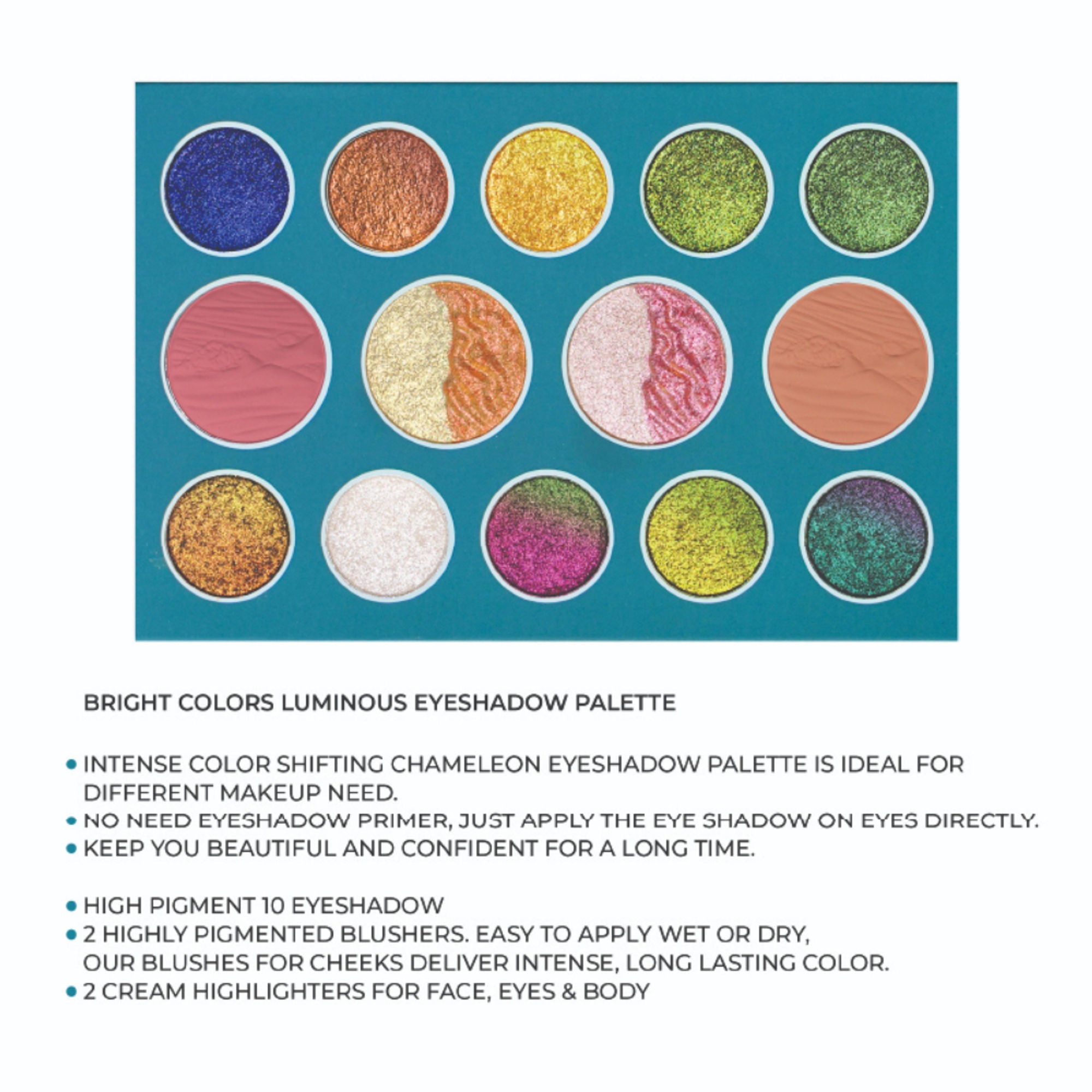 Shopaarel Luminous Eyeshadow Palette