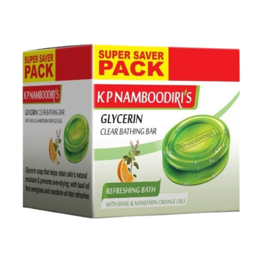 Kp Namboodiri's Glycerin Clear Refreshing Bathing Bar