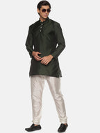 Sethukrishna Mens Green Kurta with Pyjamas - Distacart