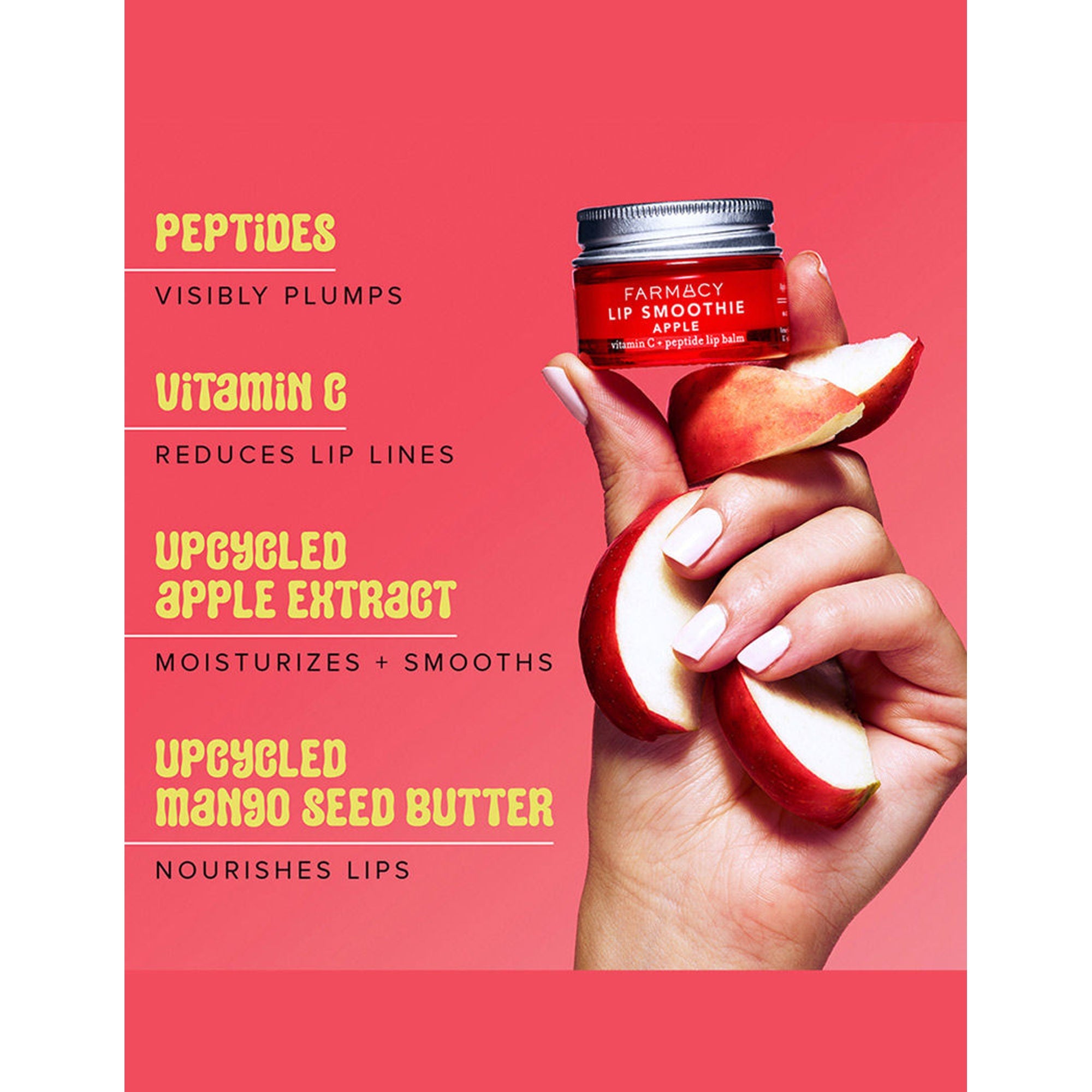Farmacy Beauty Lip Smoothie Vitamin C + Peptide Lip Balm