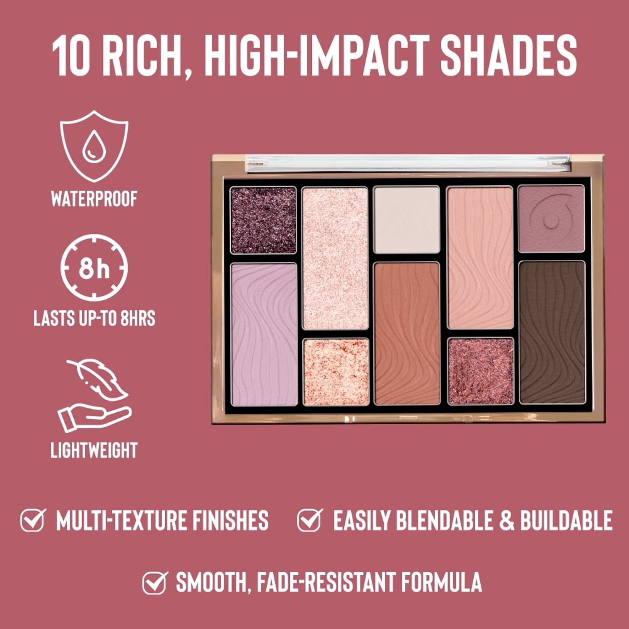 Character 10 Color Eyeshadow Palette - Cep001