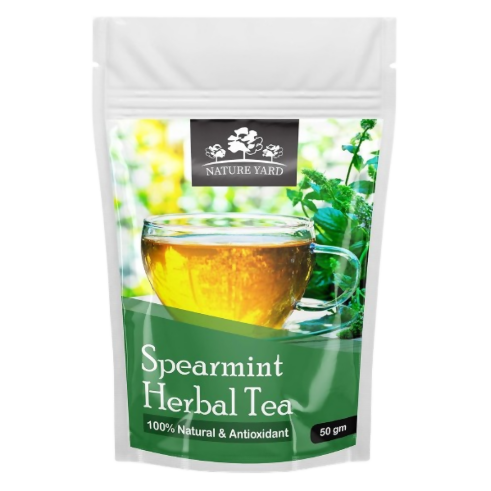 Nature Yard Pure Organic Spearmint Herbal Tea Leaves - Distacart