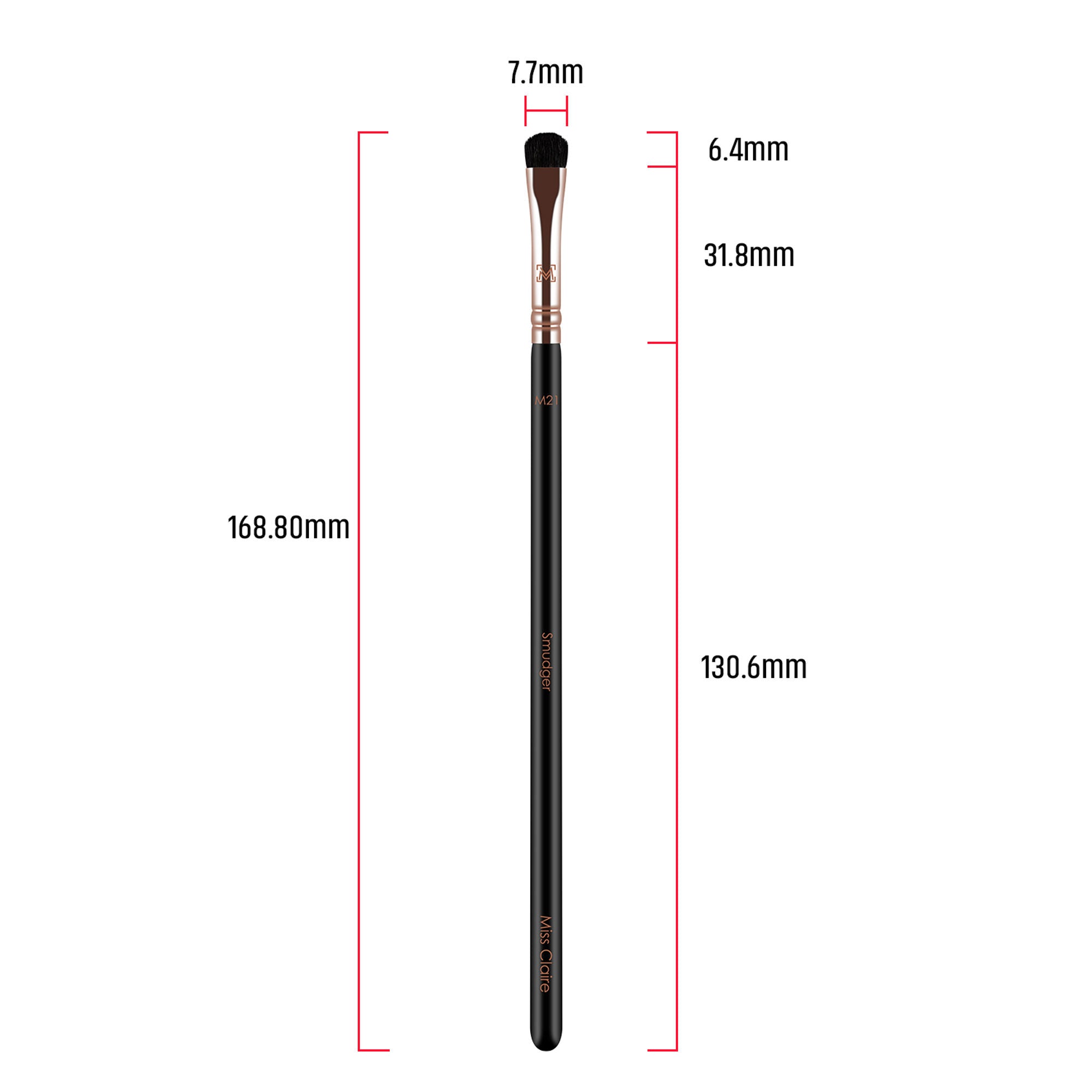 Miss Claire M21 - Smudger Brush - Rose Gold