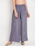 TAG 7 Women Flared Regular Palazzos