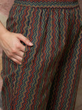 Sangria Printed Pure Cotton Kurta with Trousers & With Dupatta