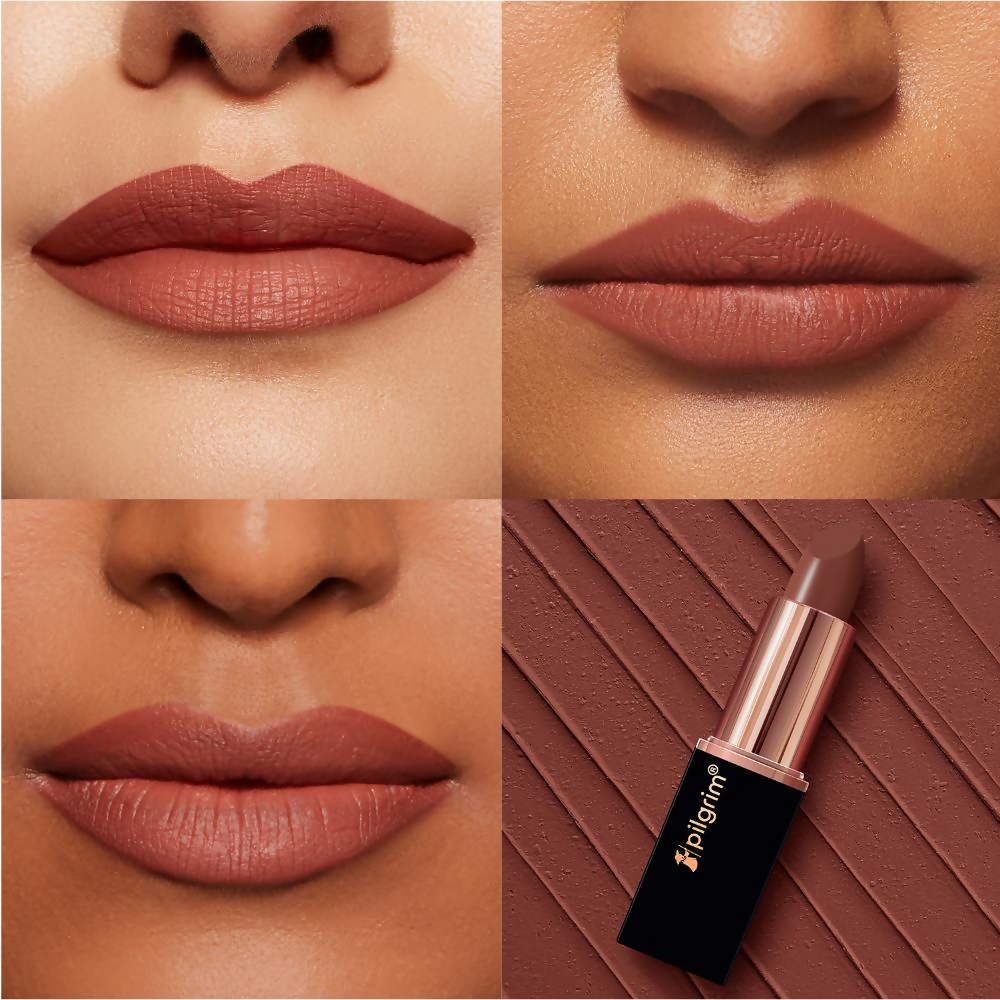 Pilgrim Matte Me Up! Bullet Lipstick - 02 Caramel Guilt