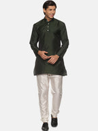 Sethukrishna Mens Green Kurta with Pyjamas - Distacart