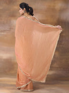 kasee Sequinned Organza Saree - Distacart